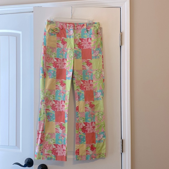 Lilly Pulitzer cropped pant size 4 - Picture 1 of 4